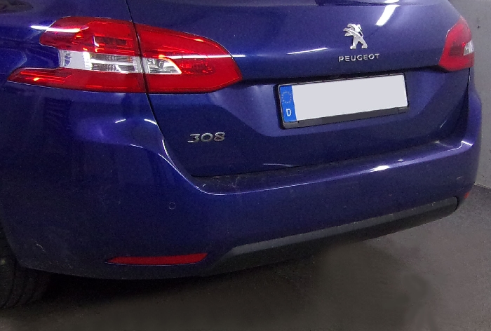 Anhängerkupplung für Peugeot-308 SW- Kombi, Baureihe 2014-2018 starr